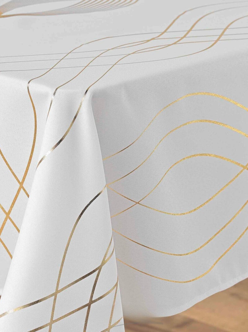 Mantel de Poliéster Elona PROMO LINGE Blanco - Kiabi