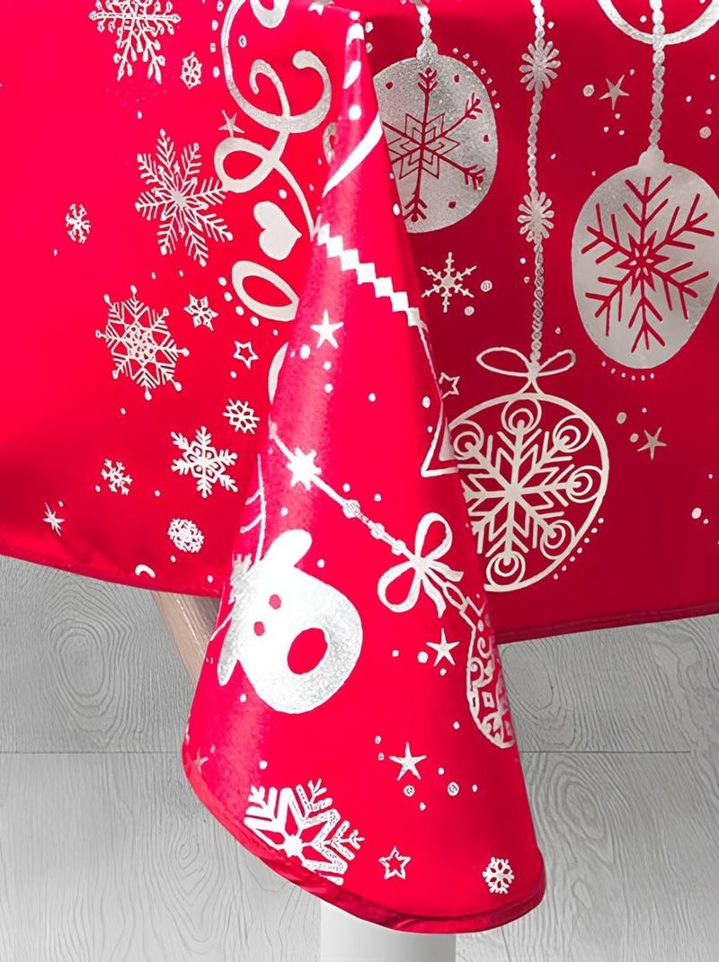 Mantel de Poliéster Fiestas navideñas PROMO LINGE Rojo - Kiabi