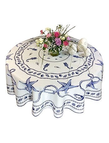 Mantel de Poliéster Marin PROMO LINGE