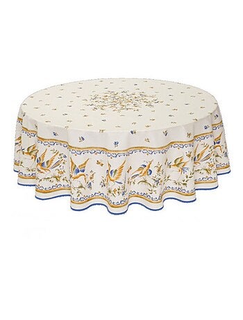 Mantel de Poliéster Moustier Bleu PROMO LINGE