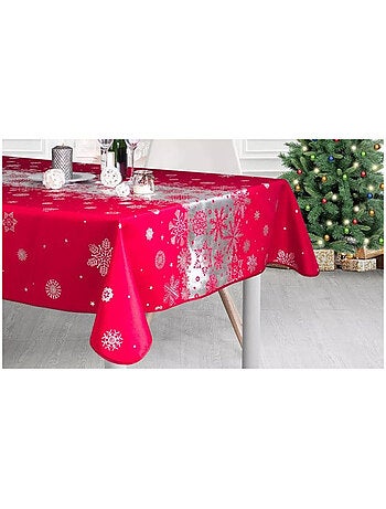 Mantel de Poliéster Nieve navideña PROMO LINGE