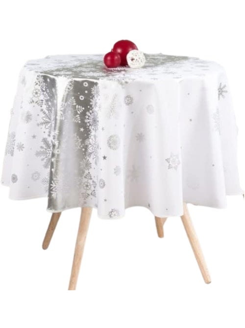 Mantel de Poliéster Nieve navideña PROMO LINGE - Kiabi