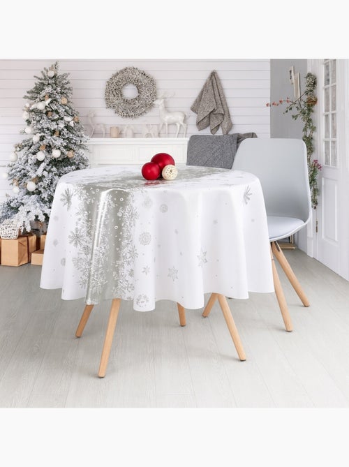 Mantel de Poliéster Nieve navideña PROMO LINGE - Kiabi
