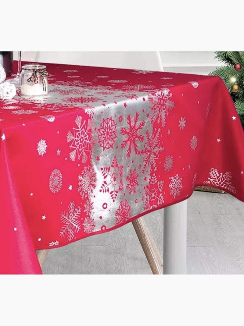Mantel de Poliéster Nieve navideña PROMO LINGE Blanco - Kiabi