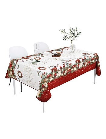 Mantel de Poliéster Papá Noel Estrellado PROMO LINGE