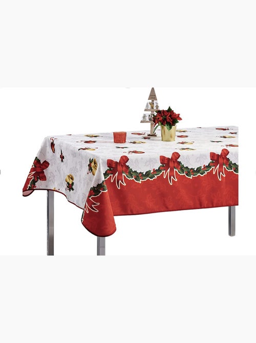 Mantel de Poliéster Papá Noel o Campana PROMO LINGE - Kiabi