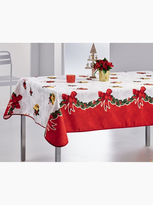 Mantel de Poliéster Papá Noel o Campana PROMO LINGE - Kiabi