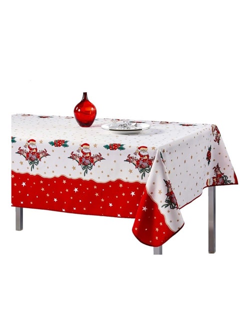 Mantel de Poliéster Papá Noel o Campana PROMO LINGE - Kiabi Mantel de Poliéster Papá Noel o Campana PROMO LINGE - Kiabi