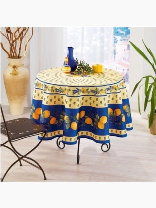 Mantel de Poliéster Provençale Citron PROMO LINGE - Kiabi Mantel de Poliéster Provençale Citron PROMO LINGE - Kiabi