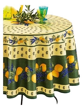 Mantel de Poliéster Provençale Citron PROMO LINGE