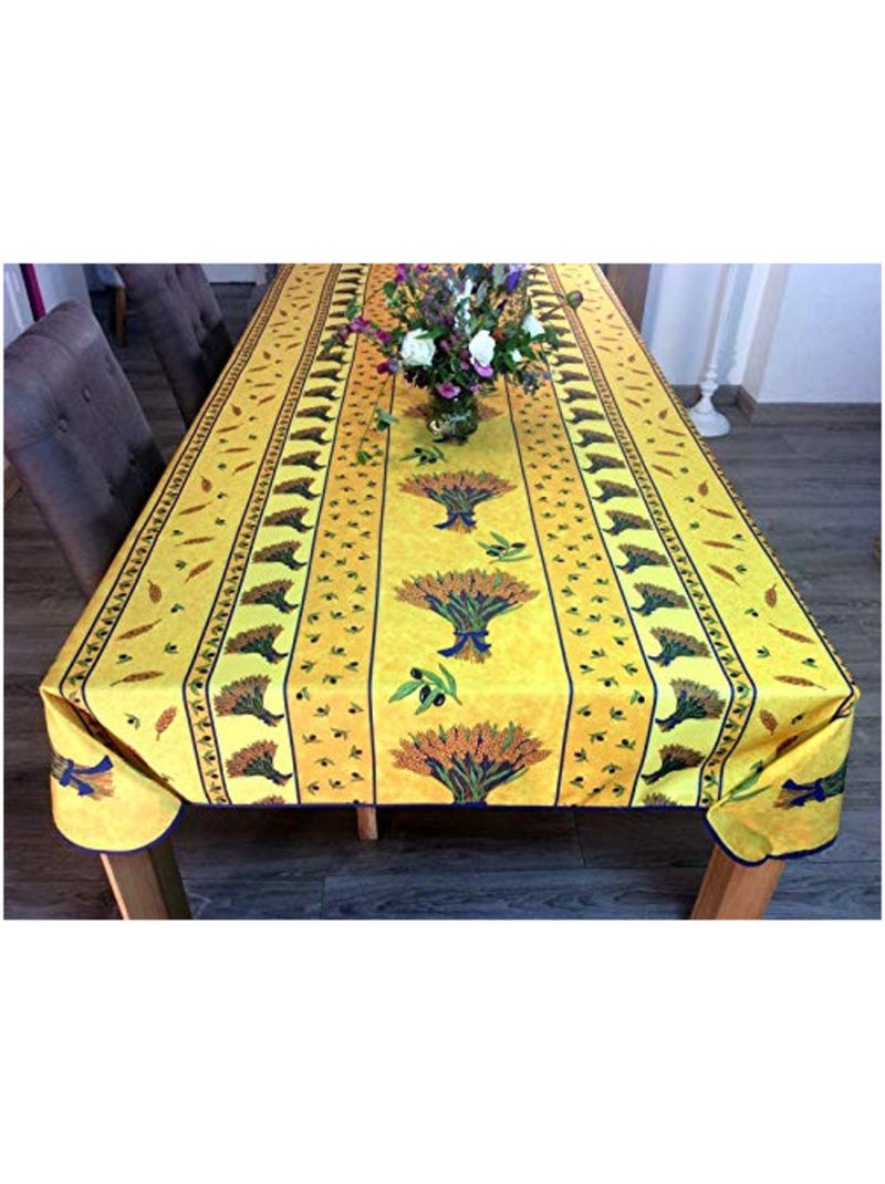 Mantel de Poliéster Ramo de trigo PROMO LINGE Amarillo - Kiabi