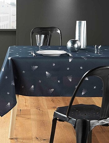 Mantel de Poliéster Sapin argent PROMO LINGE