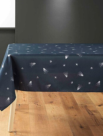 Mantel de Poliéster Sapin argent PROMO LINGE
