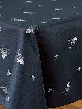 Mantel de Poliéster Sapin argent PROMO LINGE
