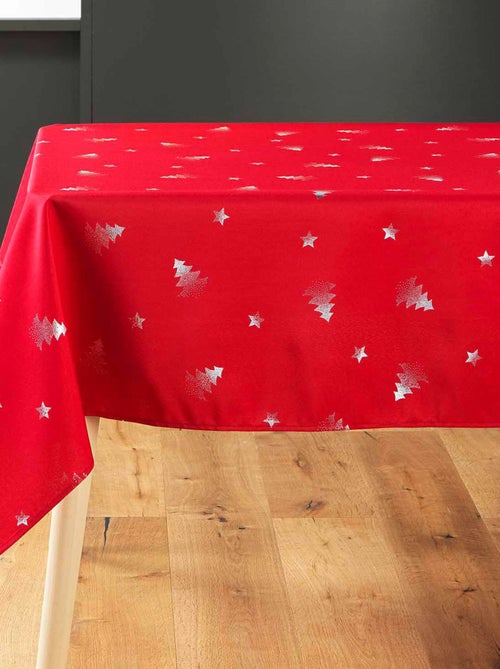 Mantel de Poliéster Sapin argent PROMO LINGE - Kiabi