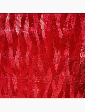Mantel de PVC Métallisé Houlis Rouge PROMO LINGE