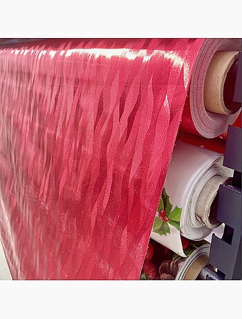 Mantel de PVC Métallisé Houlis Rouge PROMO LINGE