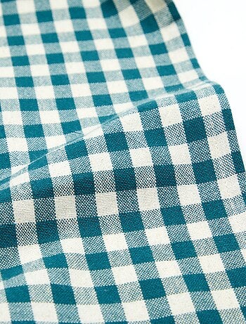 Mantel estampado a cuadros