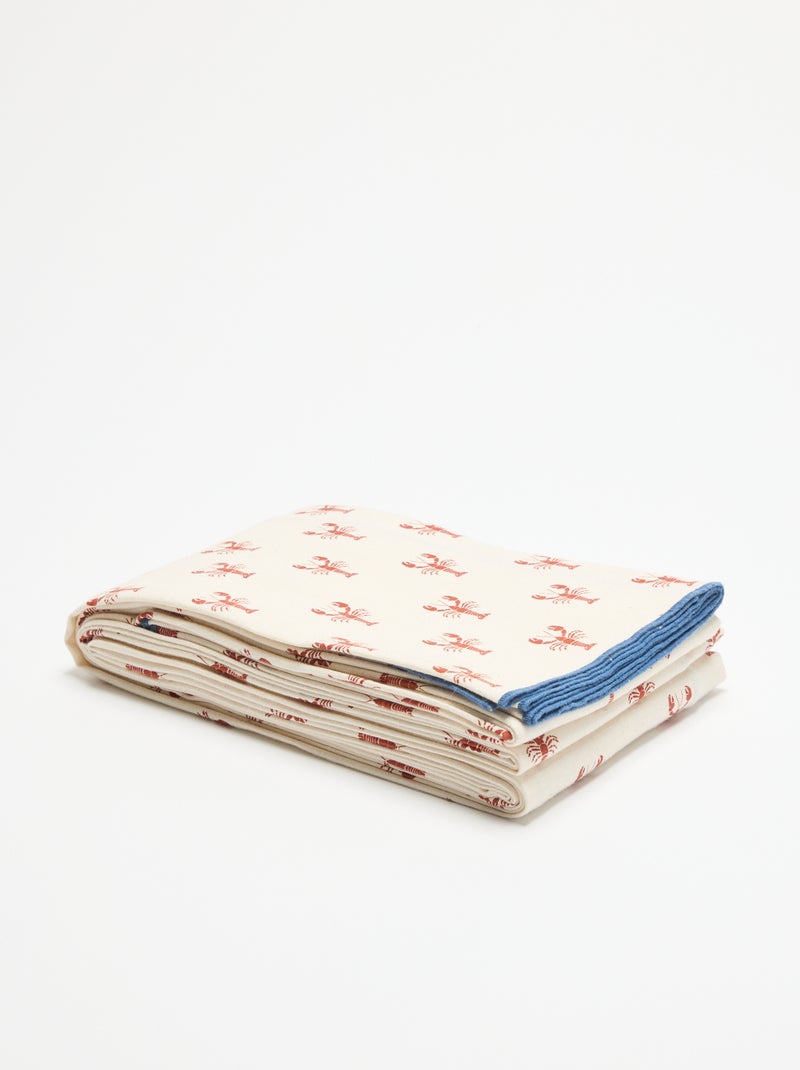 Mantel estampado Beige - Kiabi