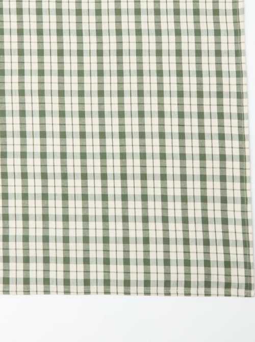 Mantel estampado de cuadros (150x250 cm) - Kiabi Home - Kiabi