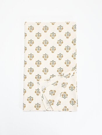 Mantel estampado de flores
