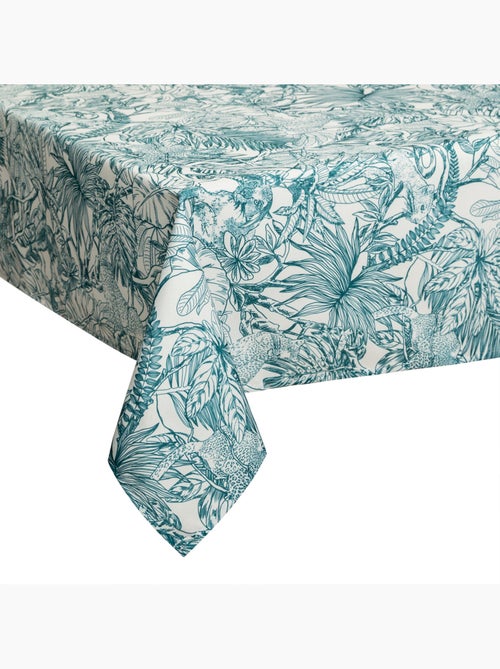 Mantel estampado jungla anti manchas - Kiabi Mantel estampado jungla anti manchas - Kiabi