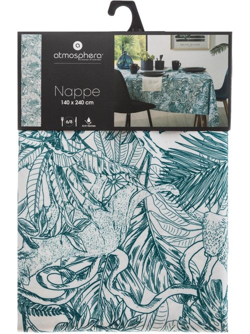 Mantel estampado jungla anti manchas - Kiabi Mantel estampado jungla anti manchas - Kiabi