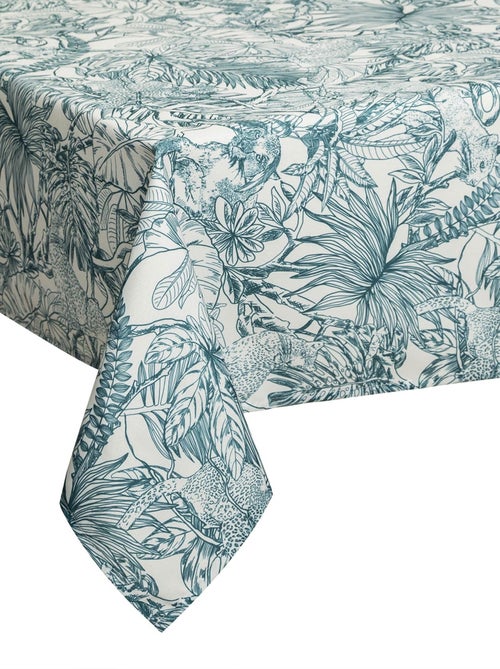 Mantel estampado jungla anti manchas - Kiabi