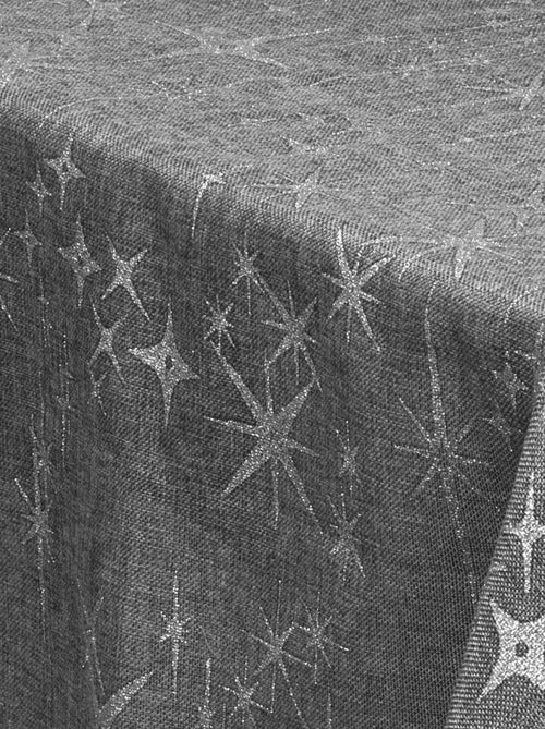 Mantel festivo con efecto de lona estrellada - Kiabi