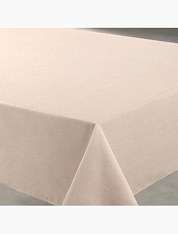 Mantel impermeable antimanchas efecto lino