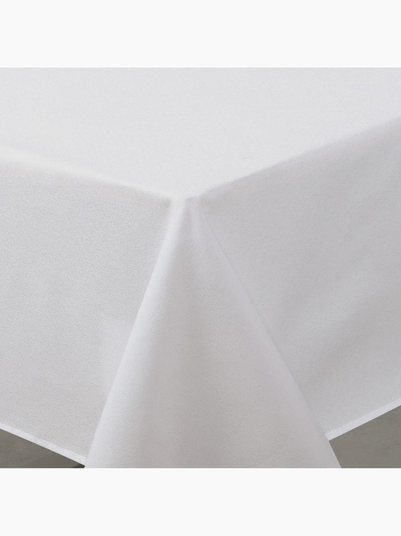Mantel impermeable antimanchas efecto lino Blanco - Kiabi