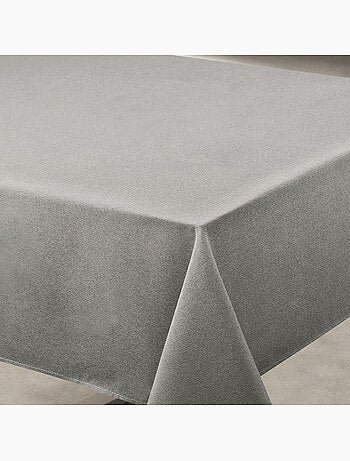Mantel impermeable antimanchas efecto lino
