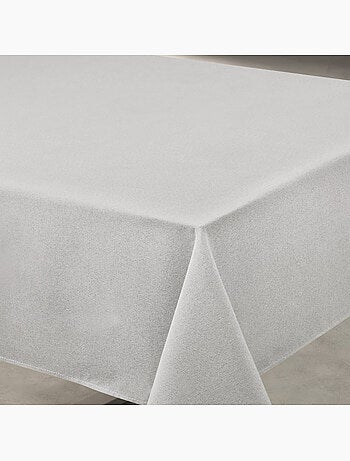 Mantel impermeable antimanchas efecto lino