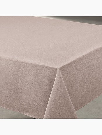 Mantel impermeable antimanchas efecto lino
