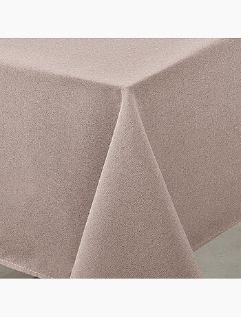Mantel impermeable antimanchas efecto lino