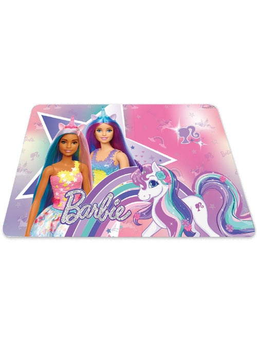 Mantel individual barbie unicornio estampado – 42 x 28,5 cm - Kiabi Mantel individual barbie unicornio estampado – 42 x 28,5 cm - Kiabi
