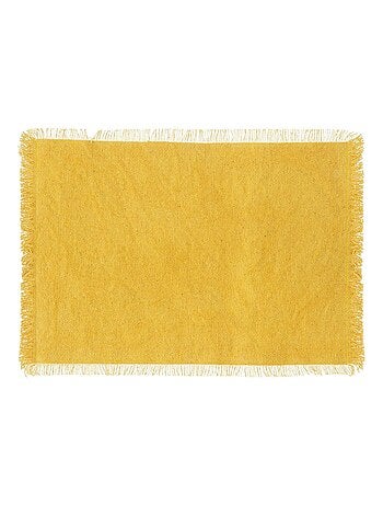 Mantel individual con flecos