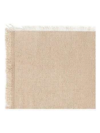 Mantel individual con flecos