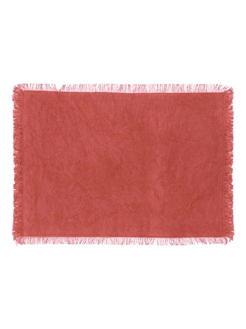 Mantel individual con flecos - Kiabi