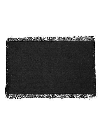 Mantel individual con flecos