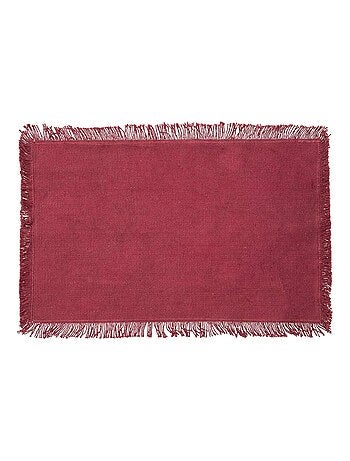 Mantel individual con flecos