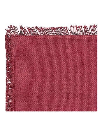 Mantel individual con flecos