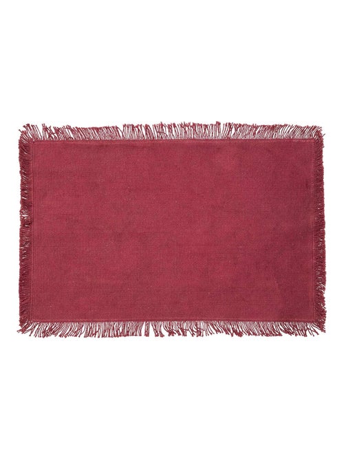 Mantel individual con flecos - Kiabi
