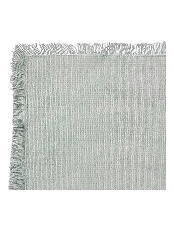 Mantel individual con flecos