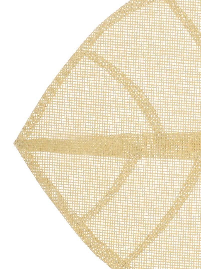 Mantel individual con forma de hoja Beige claro - Kiabi