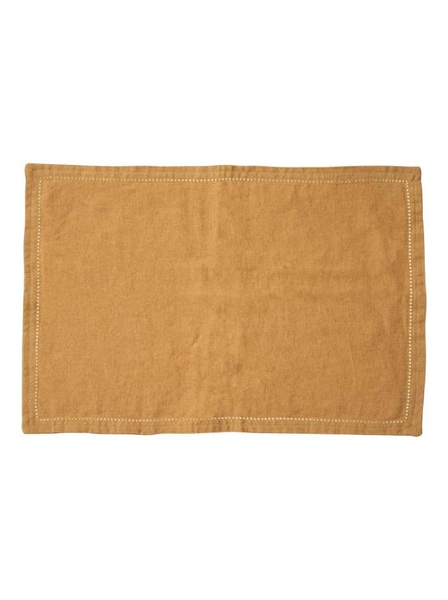 Mantel individual de algodón/lino - Kiabi