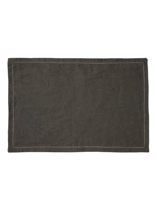 Mantel individual de algodón/lino - Kiabi