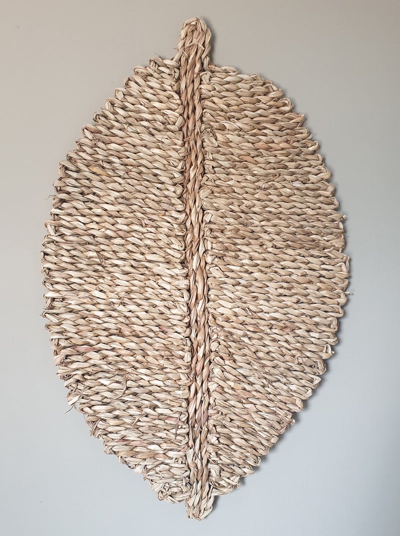 Mantel individual de hojas de junco Beige claro - Kiabi