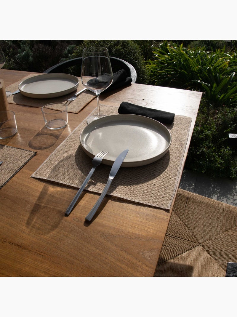 Mantel individual de yute recubierto Beige claro - Kiabi