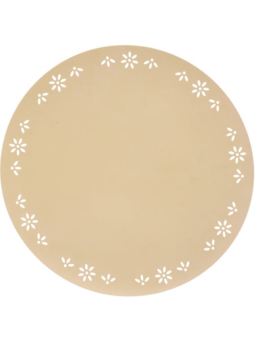 Mantel individual decorativo redondo con motivo floral - Kiabi Mantel individual decorativo redondo con motivo floral - Kiabi